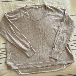 Madewell Merino Wool pull over Sweater XL